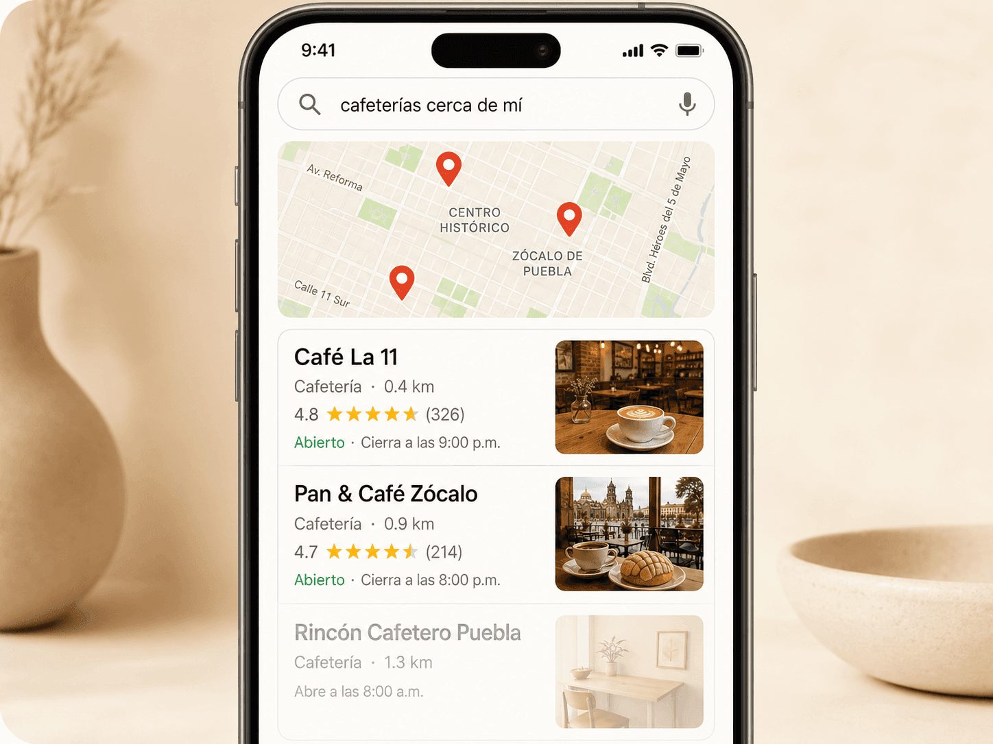 Negocio local perdiendo visibilidad por no aparecer entre los primeros resultados de Google Maps