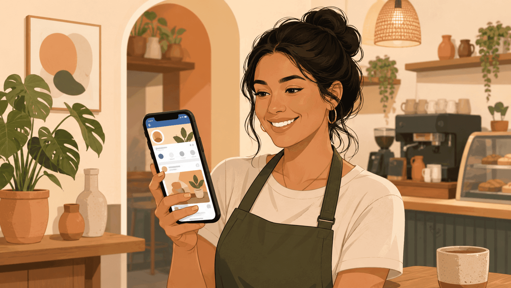 Perfil de Facebook como canal útil para mantener conversación con clientes actuales de un negocio local